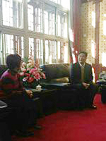 Prof. Fanny Cheung, Pro-Vice-Chancellor of CUHK meets with Prof. Liu Wei, Executive Vice President of PKU